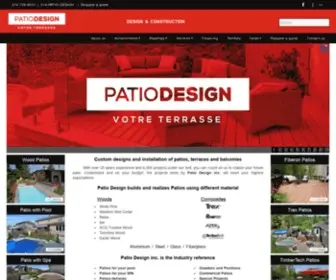 Patiodesign.ca(Construction de patios) Screenshot