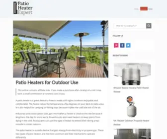 Patioheaterexpert.com(Patio Heater Expert) Screenshot