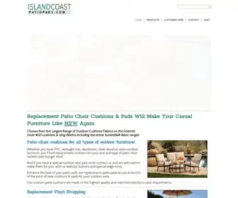 Patiopads.com(Replacement Patio Cushions & Pads) Screenshot