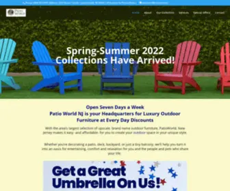 Patioworld.com(Quality Outdoor Furniture NJ) Screenshot