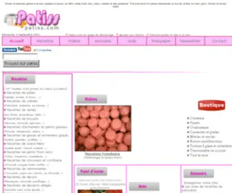 Patiss.com(Recettes de patisserie) Screenshot