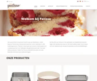 Patisse.nl(Beter bakwerk bestaat niet) Screenshot