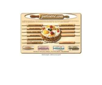 Patisserie.com(Site portail du pâtissier) Screenshot