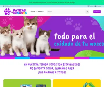 Patitasdecolores.cl(Tienda Online para Mascotas) Screenshot