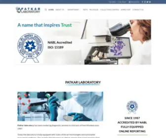 Patkarlaboratory.com(Most Doctor Preferred Lab) Screenshot