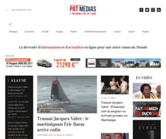 Patmedias.fr(PATMÉDIAS) Screenshot