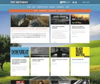 Patmetheny.com(Pat Metheny) Screenshot