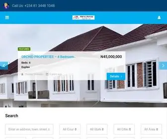 Patnohomes.com(Nigeria's Best Real Estate Company) Screenshot