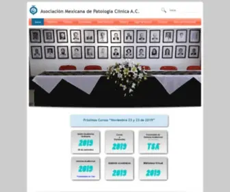 Patologiaclinicamexicana.org.mx(Bienvenidos a la portada) Screenshot