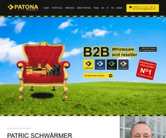 Patona.eu(Produkte für Großhandel und Wiederverkäufer) Screenshot