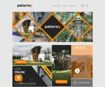 Patorra.pt(Fabricante de Paredes de escalada) Screenshot
