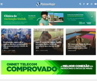 Patoshoje.com.br(Patos Hoje) Screenshot