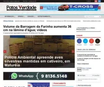 Patosverdade.com(Página Inicial) Screenshot