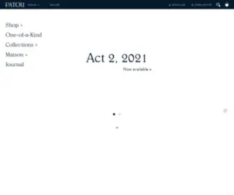 Patou.com(Patou official website) Screenshot