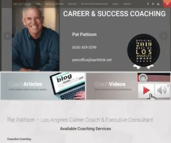 Patpattison.net(Executive & Transition Coach) Screenshot