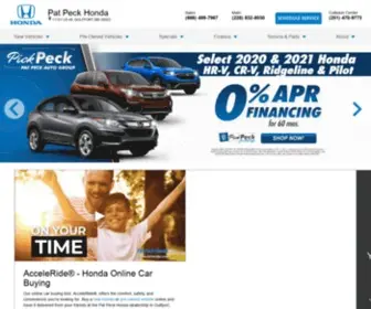 Patpeckhonda.com(Pat Peck Honda) Screenshot