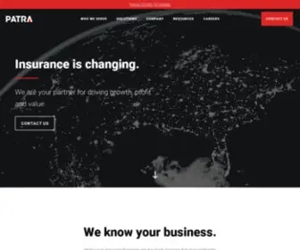 Patraindia.com(Powering Insurance Processes) Screenshot
