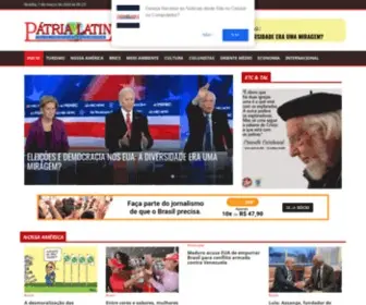 Patrialatina.com.br(Patria Latina) Screenshot