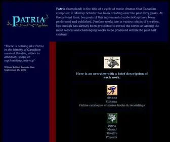 Patria.org(Patria (homeland)) Screenshot