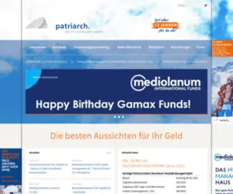 Patriarch-Fonds.de(Home — Home) Screenshot