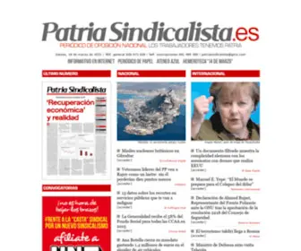 Patriasindicalista.es(Patria Sindicalista) Screenshot