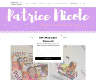 Patricenicol.com(Home) Screenshot