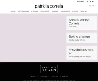 Patriciacorreia.com(Cruelty Free Fashion) Screenshot