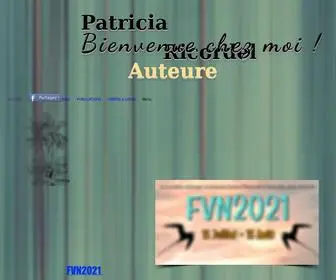 Patriciaricordelauteure.com(Patricia Ricordel Auteure) Screenshot