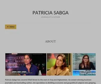 Patriciasabga.com(Journalist & Author) Screenshot