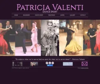 Patriciavalenti.com(Official Home of Patricia Valenti) Screenshot