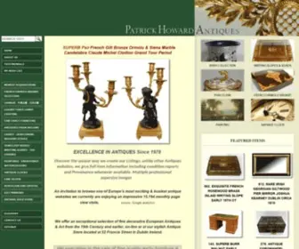 Patrick-Howard-Antiques.com(Patrick Howard Antiques) Screenshot