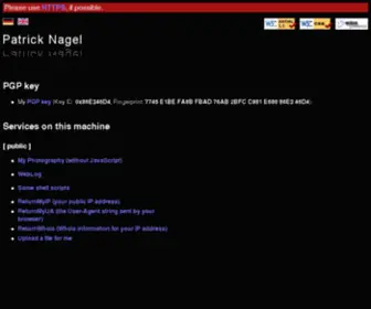 Patrick-Nagel.net(Patrick Nagel) Screenshot