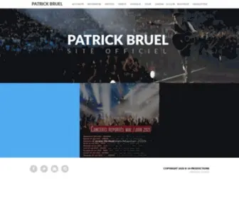 Patrickbruel.com(Patrick Bruel) Screenshot