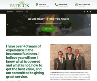 Patrickinsurance.com(Patrick Insurance) Screenshot