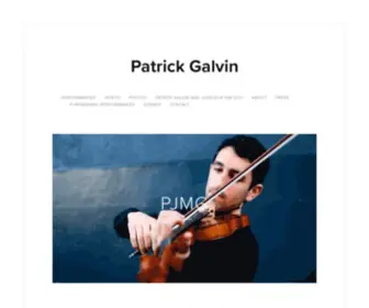 PatrickjMgalvin.com(Patrick Galvin) Screenshot