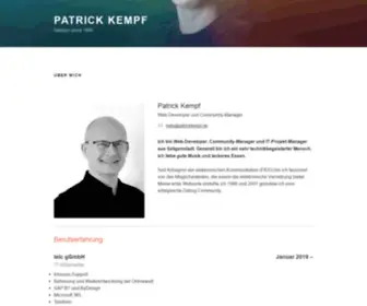 Patrickkempf.de(Weblog von Patrick Kempf) Screenshot