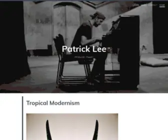 Patrickleemusic.org(Producer) Screenshot
