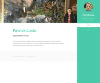 Patrickliscio.com(Patrick Liscio) Screenshot
