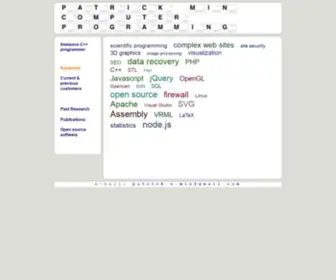 Patrickmin.com(Freelance C) Screenshot