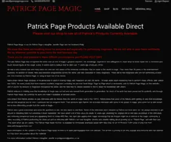 Patrickpagemagic.co.uk(Magic Tricks) Screenshot