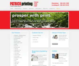 Patrickprinting.com(Patrick Printing) Screenshot