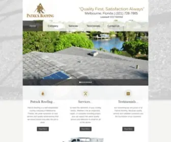 Patrickroofing.com(Patrick Roofing) Screenshot