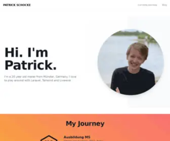 Patrickschocke.de(Patrick Schocke Blog) Screenshot