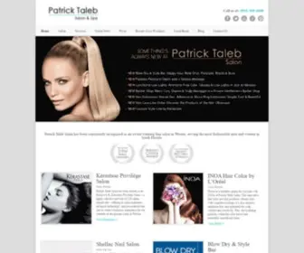 Patricktaleb.com(Patrick Taleb Salon and Spa in Weston) Screenshot