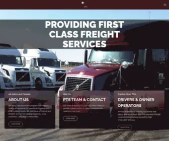 Patricktrucking.com(Patrick Trucking Services) Screenshot