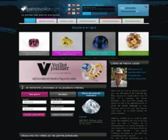 Patrickvoillot.com(Bijouterie en ligne : bijoux et pierres précieuses au meilleur prix) Screenshot