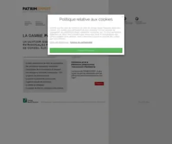 Patrim-Expert.com(Patrimoine privé) Screenshot