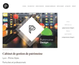 Patrimoine-Design.fr(Gestion de Patrimoine Lyon et Rhônes) Screenshot