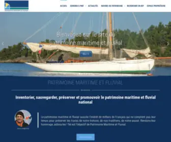 Patrimoine-Maritime-Fluvial.org(Patrimoine Maritime et Fluvial) Screenshot