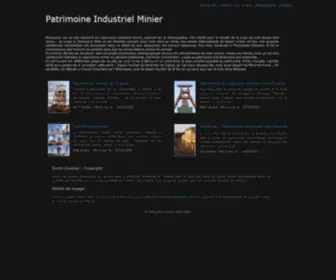 Patrimoine-Minier.fr(Patrimoine Industriel Minier) Screenshot